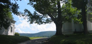 Tyringham front of church